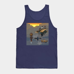 Steampunk Skys Tank Top